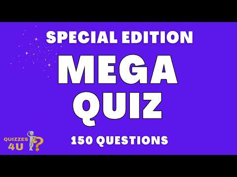 General Knowledge Mega Quiz | ✨ Special Edition