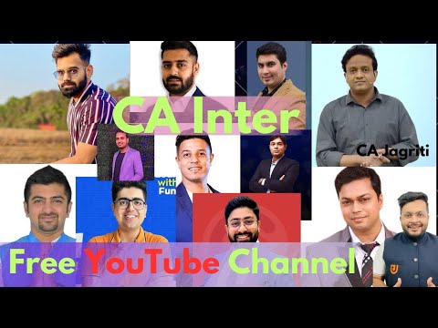 CA Inter Free YouTube channel 🎯#ca #cainter