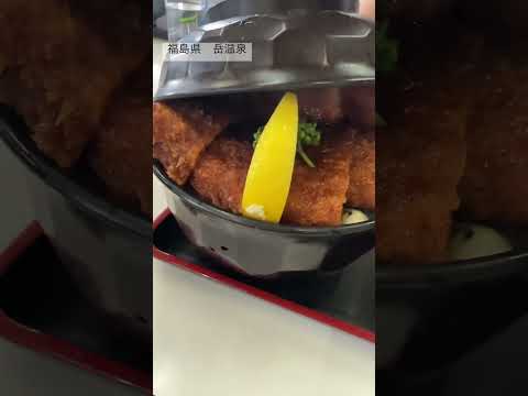 【福島グルメ】行列の出来るデカ盛りソースカツ丼「成駒食堂」#グルメ #ランチ #shorts