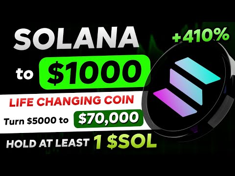 🛑 Last Chance to BUY - SOLANA 1 Coin $1000 in Coming Rally | Here's How? | Solana Price Prediction