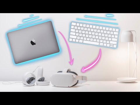 Track Apple Magic Keyboard in Horizon Workrooms | Meta Quest 2 | Working from Home