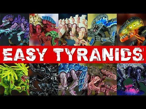 Speed Painting TYRANIDS 10 awesome ways