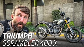 Delhi Ride! 2024 Triumph Scrambler 400 X Review | Daily Rider