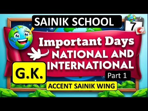 Sainik School GK Class | Sainik School GK GS Class 6 & 9 | Sainik GK Chapter 4 | AISSEE GK 2025