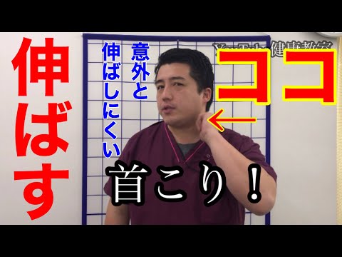 今日は首こりストレッチをご紹介！肩こりストレッチと合わせてやってみよう！！ 【YouTube健康教室(22)】