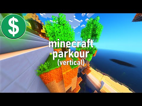 Minecraft Parkour Gameplay NO COPYRIGHT (Vertical)