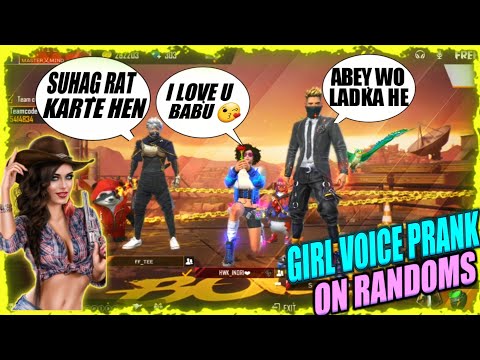 GIRL VOICE PRANK ON RANDOM 🤣|| FREEFIRE BEST PRANK EVER 😱|| MUST WATCH🙏