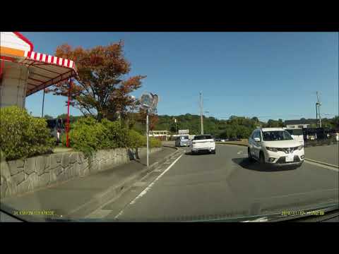 【前面展望】淡路島 たこせんべいの里 駐車場（津名一宮ICより）