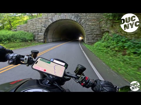 A Million Tunnels - Blue Ridge Parkway on Ducati Monster | day 7.3 ALABAMA to NEW YORK