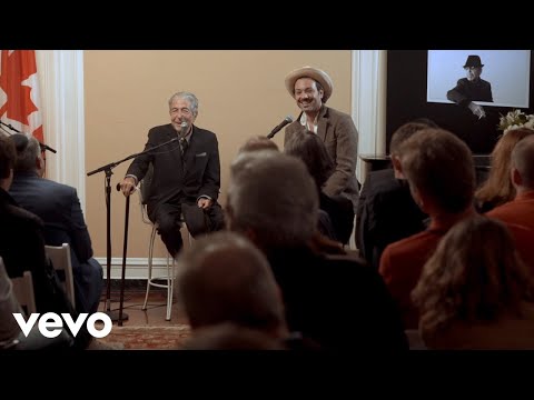 Leonard Cohen - Interview Clip: Leonard on his family (You Want It Darker album press conference)