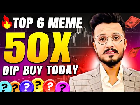 TOP 6 MEME COIN PUMP करेगा 20 JANUARY के बाद 50X, 6 MEME COIN सस्ते में मिल रहा है आज इस BULLRUN 50x