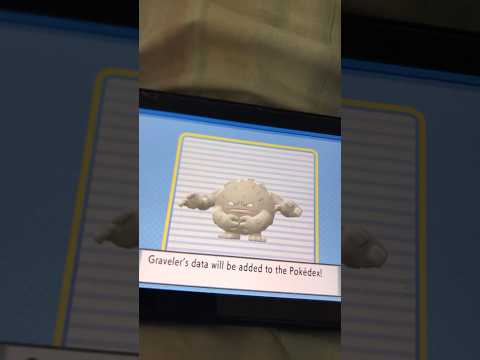 Geodude evolved