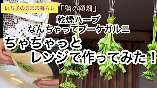 【簡単料理】乾燥ハーブ・なんちゃってブーケガルニ。ちゃちゃっとレンジで作ってみた！