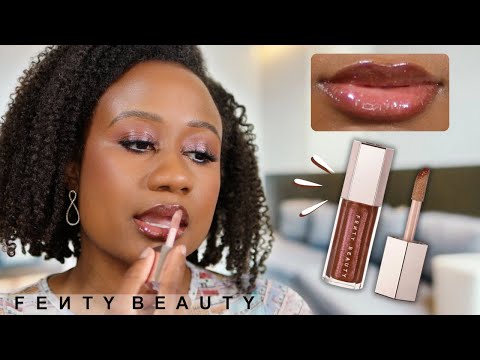 New Fenty Beauty HOT CHOCOLIT FANTASY Gloss Bomb Review! | Must Have Lipgloss Fall 2023?