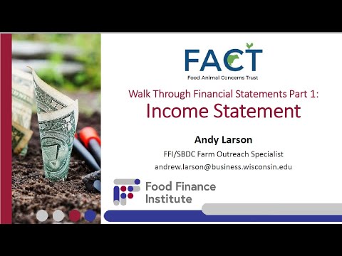 Understanding Your Farm Income Statement