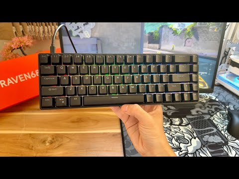 Melhor Teclado Magnético que testei do Aliexpress - Raven68 Apelão para FPS