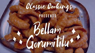 Bellam Gorumitilu || Murphilu || Very tasty and traditional telugu sweet || by Classic Cookings