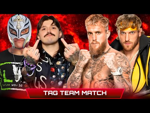 WWE 2K24 • Tag Team Match - Rey Mysterio Dominik Mysterio VS Jake Paul Logan Paul | WWE