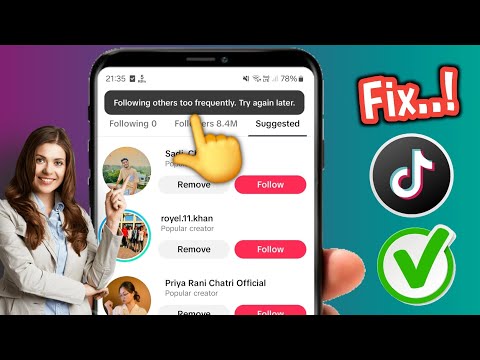 How to Fix TikTok Following others too frequently. Try again later Problem (2024)