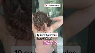 Easy jaw clip hack curly hairstyle wavy hairstyle