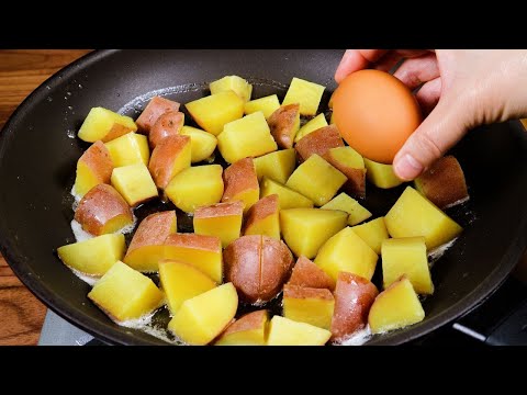 Potatoes with 1 egg! I've never had such delicious breakfast. A potato egg recipe