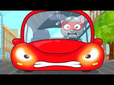 Talking Tom Heroes - Mad Car | Cartoon for kids | Kids Shows Club