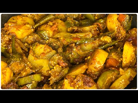 बेंगन आलू की सब्ज़ी बनाने का अनोखा तरीक़ा।Baingan Aloo ki Sabji | Baingan ki Recipe | instantrecipe