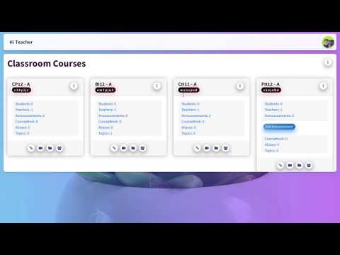 Online Education System using Google Classroom, Youtube Broadcast and Google Meet APIs