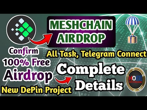 🪂MESHCHAIN DEPIN AIRDROP/MESHCHAIN ALL TASK/MESHCHAIN TELEGRAM BOT MINING/MESHCHAIN CONNECT TELEGRAM