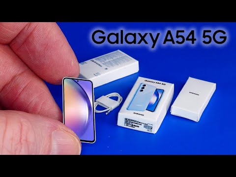 Miniature Samsung A54 DIY How to make mini crafts