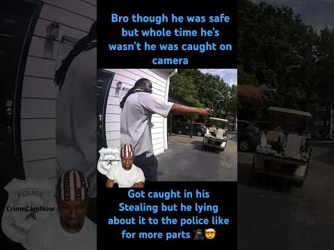 Bro is cut different lying to the police while on surveillance🎥#fypyoutube#reaction#police#shorts