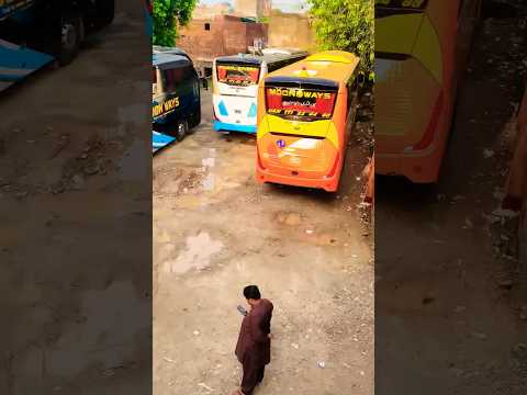 Faisal movers moon ways buses #shortvideo #bustravel #youtubeshorts #faisalmovers