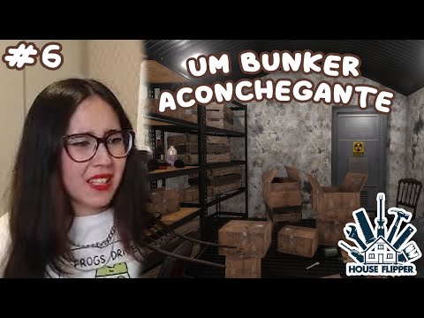 Reformando UM BUNKER NUCLEAR ☢🧹 House Flipper - tiemiau | #6