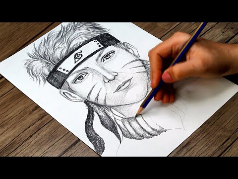 How to Draw Naruto Uzumaki Step by Step | Realistic Anime  Drawing Tutorial