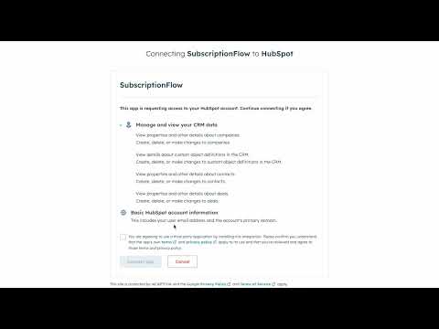 How to integrate HubSpot with SubscriptionFlow