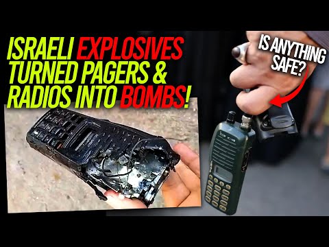 Explosives Were Used To Turn Israeli Walkie Talkies and Pagers Into Bombs!