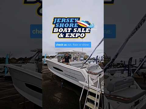 Rain or shine, we're here at @Jerseyboatexpo with @RegalMarine and @seafoxboatworks #shys