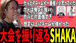 ハルヴァロの成績見ながら大会を振り返るSHAKA