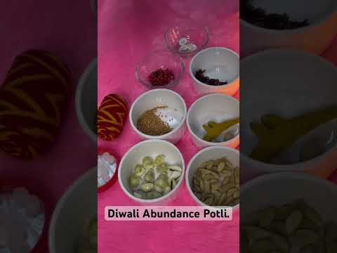 Diwali Abundance Potli.      #diwalifestival #abundance #maalakshmi #remedy #money