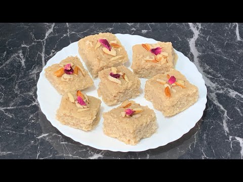 Easy Makhana Barfi Recipe/ मखाना बर्फी रेसिपी