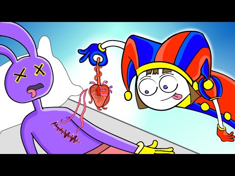 Pomni Switch the Heart.. What Happened to Jax? The Amazing Digital Circus Hilarious Cartoon