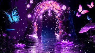 Peaceful Night 💜 FALL Into SLEEP INSTANTLY 🌸 Calm Relaxing Sleeping Music