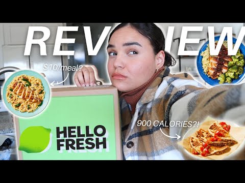 BRUTALLY HONEST HELLO FRESH REVIEW *not sponsored* / Convenience, nutrition, price + is it worth it?