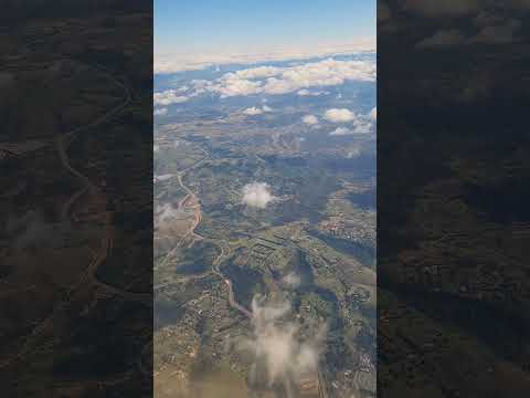 Flying over western cape South Africa