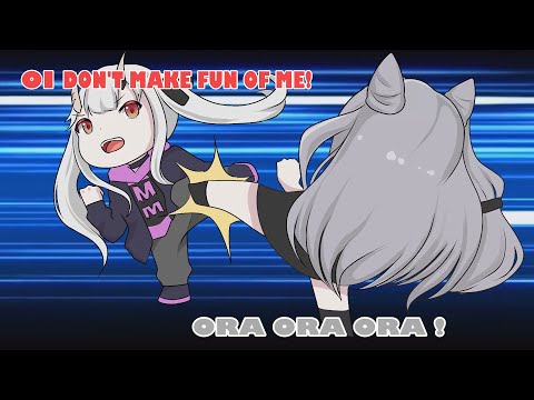 Ayame laugh so much 1 vs 1 with Zeta  [Hololive Animation | Eng sub]