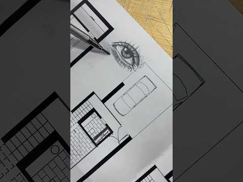 All my plans be looking like👁️👁️ #shorts #architecture #sketch