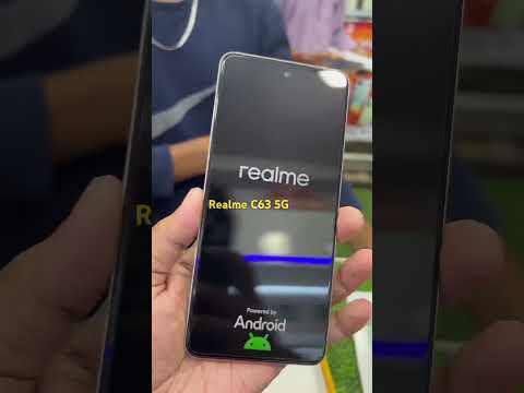 Realme C63 5G gold unboxing