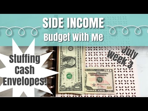 Side Income + Stuffing Cash Envelopes | BUDGET WITH ME - Variable Expenses | Dave Ramsey Inspired