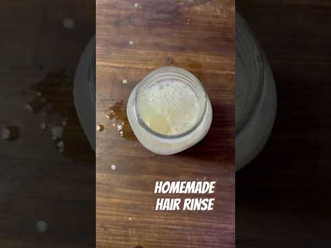 Today on the Homestead: Homemade, Zero Waste Aquafaba Hair Rinse | Shine & Scalp Health #shorts