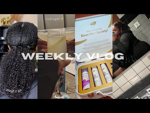 WEEKLY VLOG | Low Manipulation Hairstyle + DOVE HAIR SOCIETY + Fear of Being SEEN & More